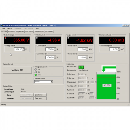 Batterie Simulation